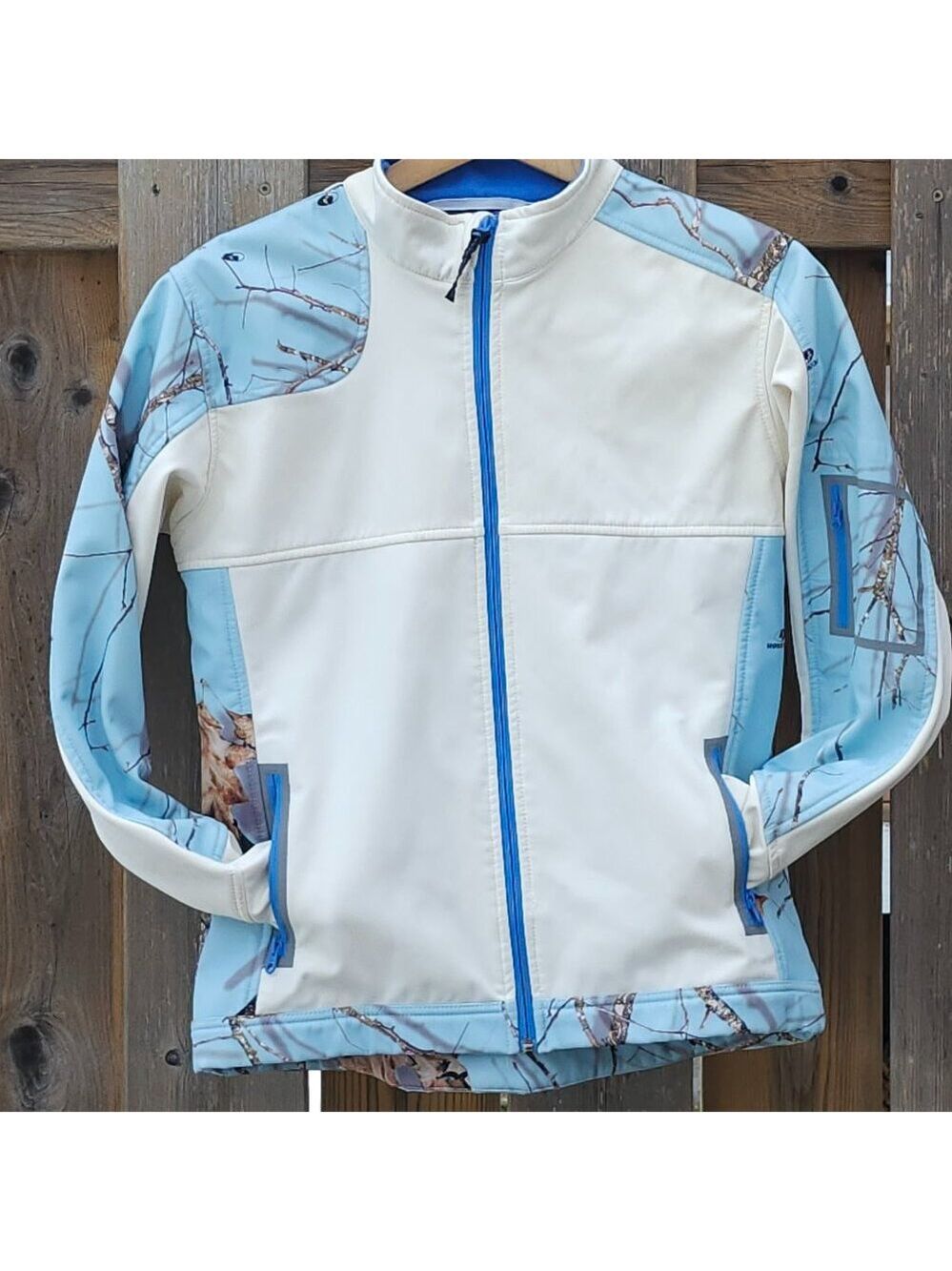 Yukon Gear Mossy Oak Jacket Mo Sky & Vaporous Blue Women's Size Small Hunting